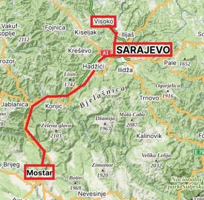 Mapa 2- podrobnější