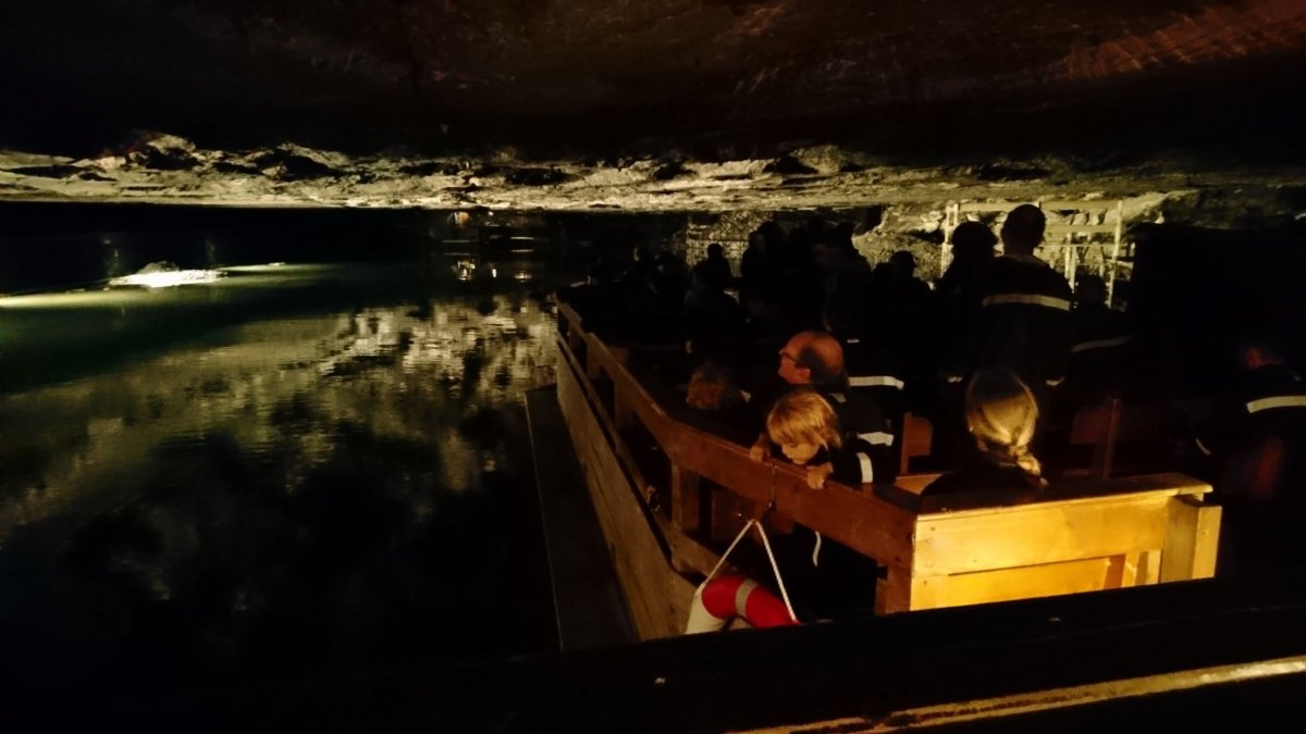 V solném dole se nesmělo fotit, ale...