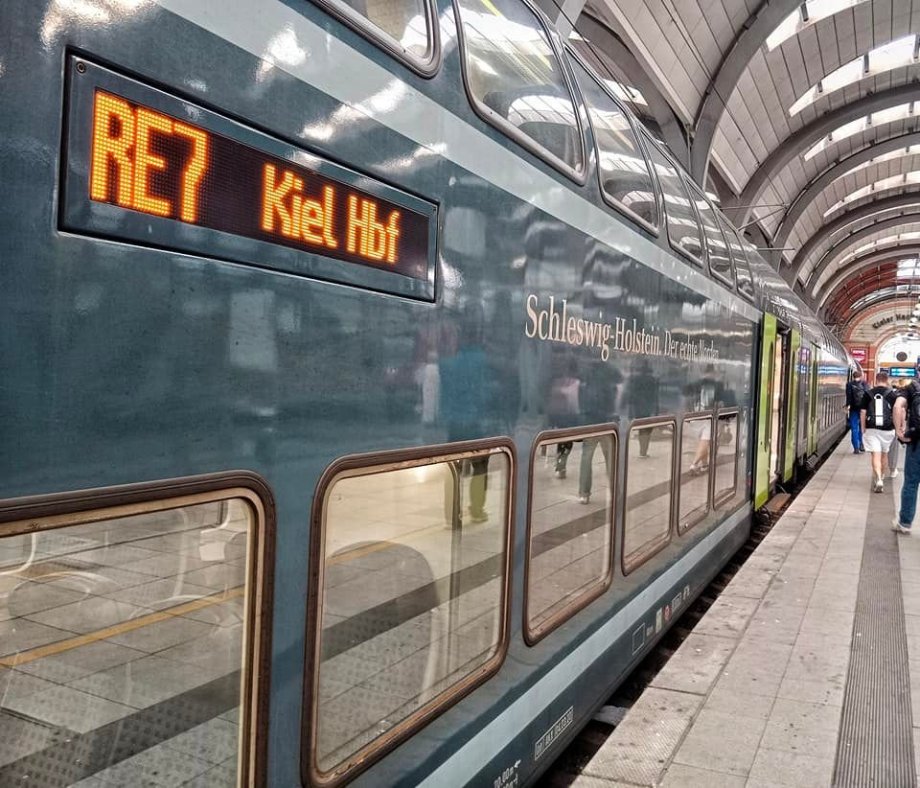 Po příjezdu do Kielu