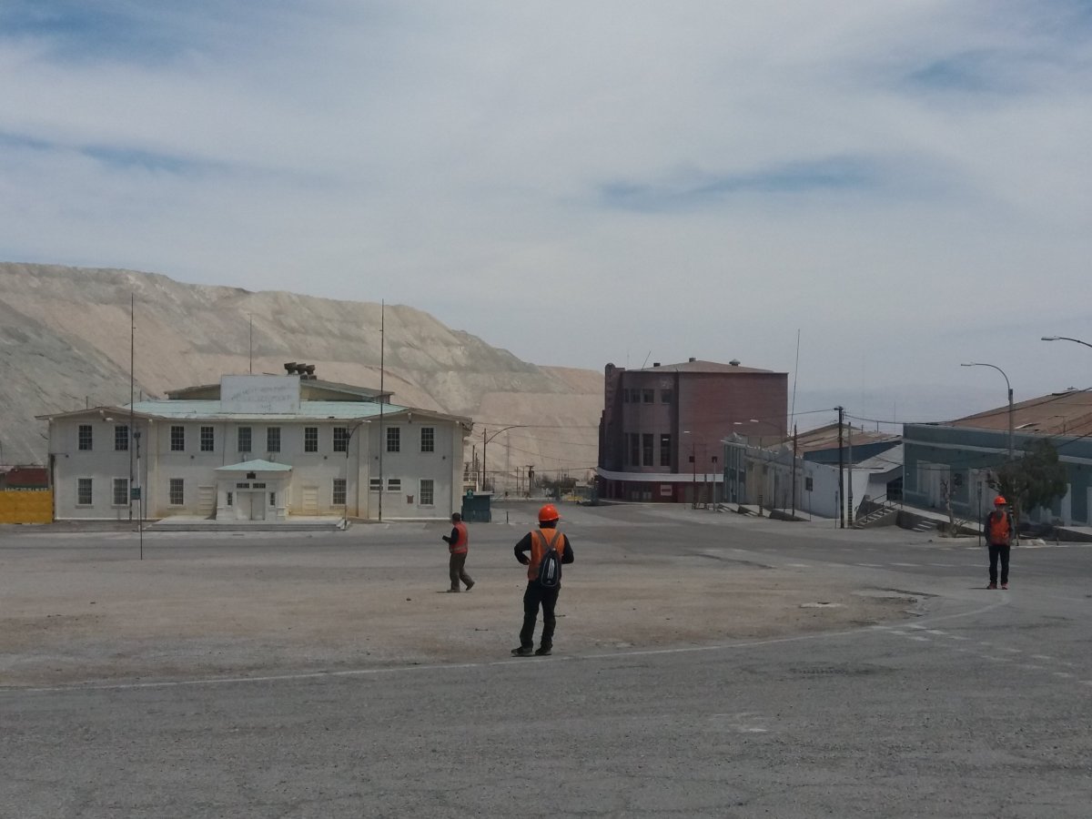 hornické město v Chuquicamata