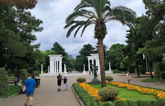 Jeden z parků v Batumi