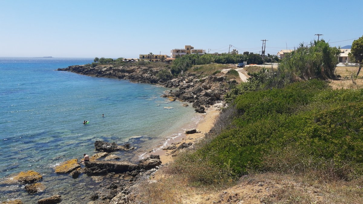 Místní divoké pláže