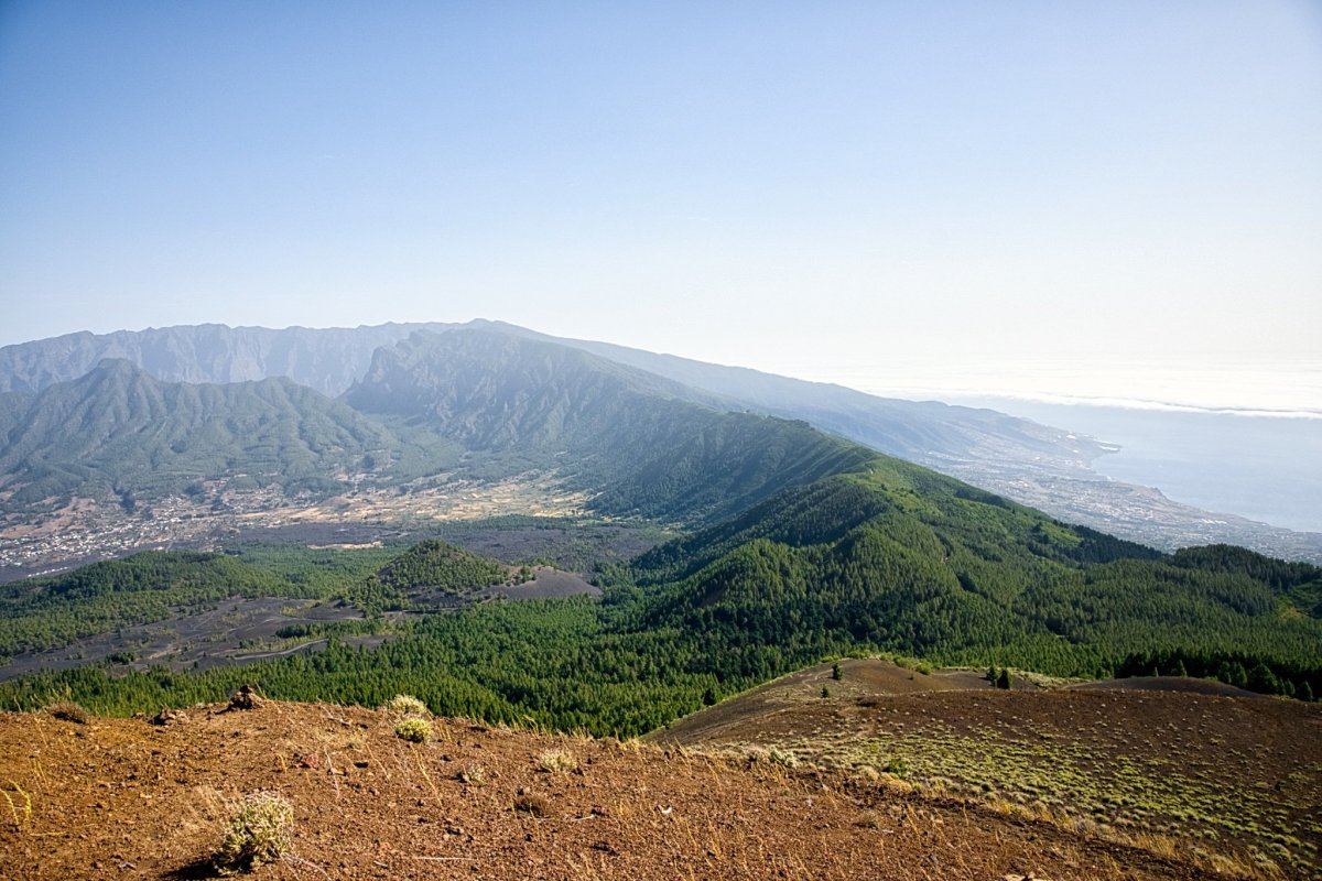 Fantastické výhledy z vulkánu Birigoyo