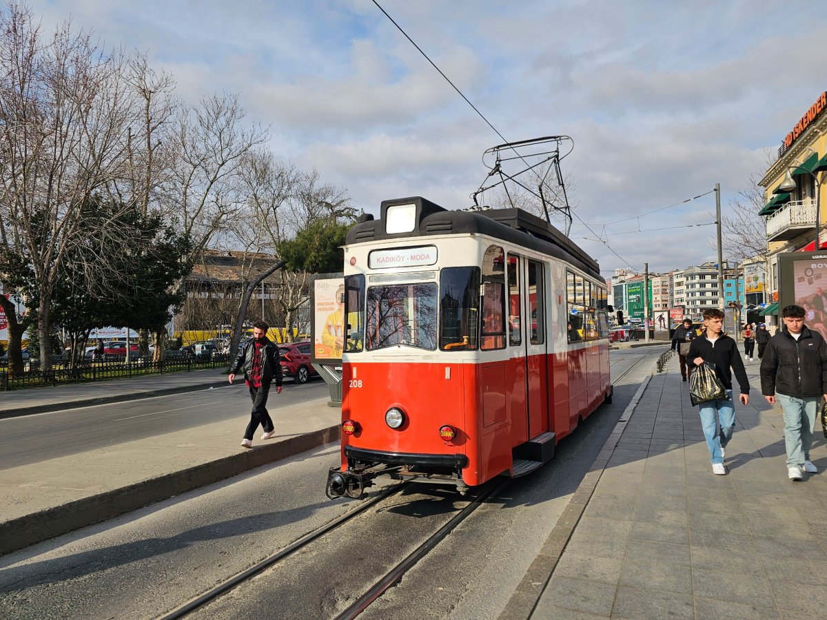 Historická tramvaj Moda