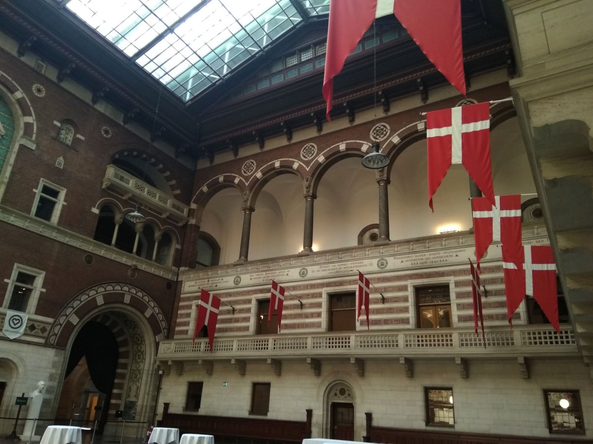 Kdyby někdo zapomněl, že je v Dánsku, tak decentní počet vlajek to připomíná, pro jistotu.