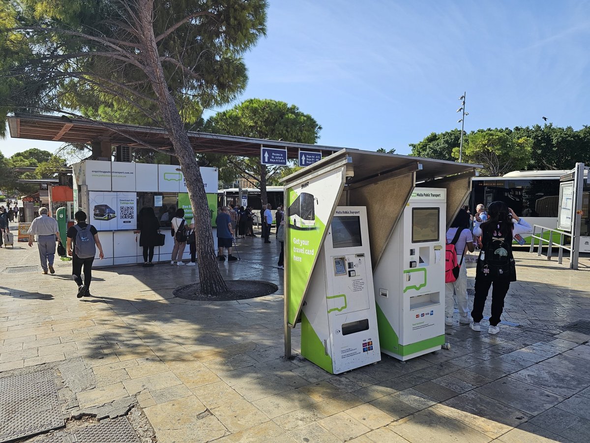 Automaty - autobusové nádraží Valletta