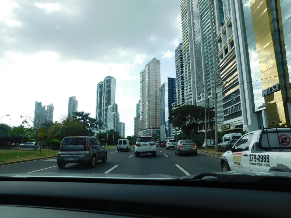Dálnice skrz Panama City