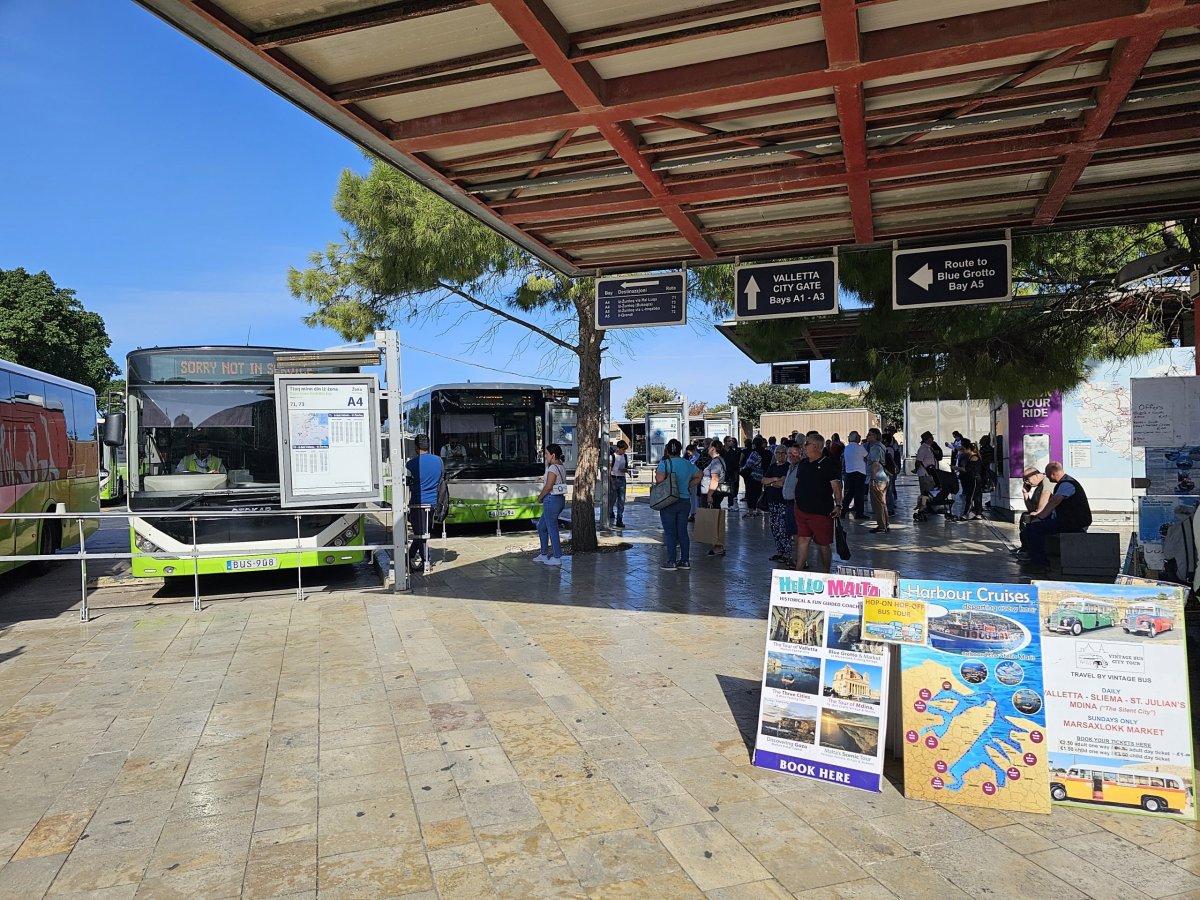 Autobusové nádraží Valletta