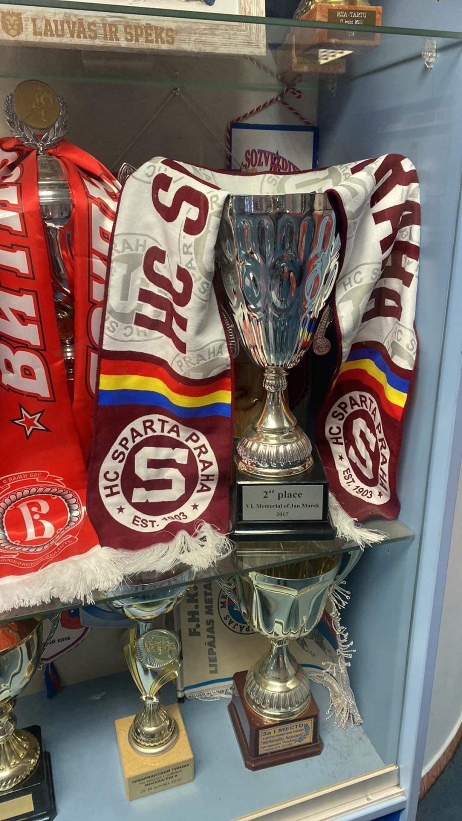 Česká stopa ve vitríně