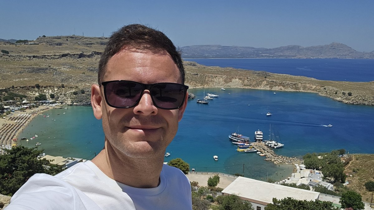 Kryštof, akropole Lindos