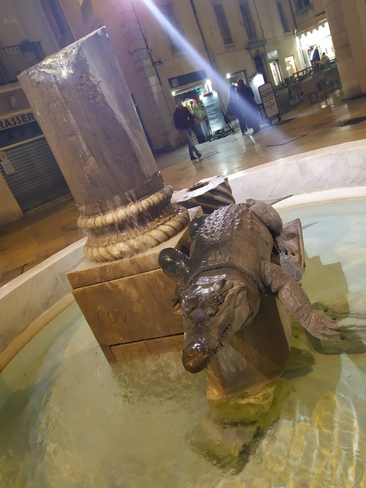 Krokodýlí fontána