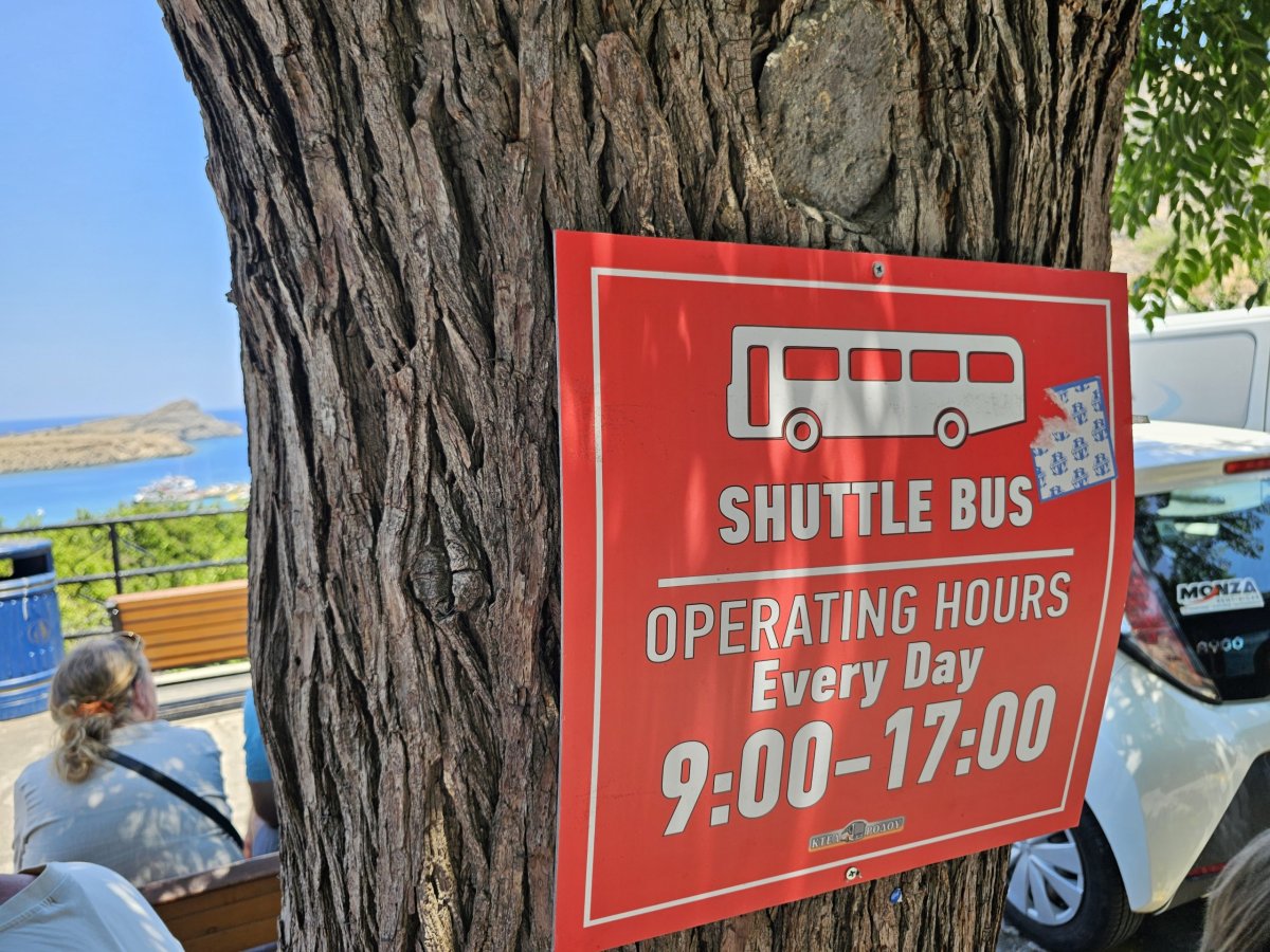 Shuttle autobus Lindos