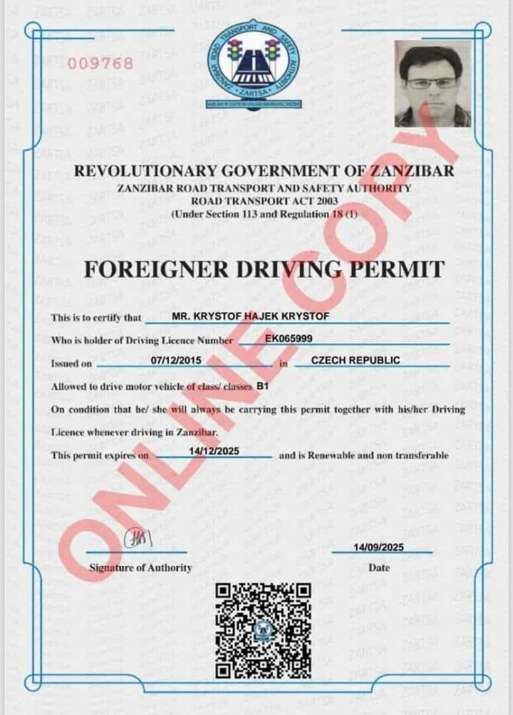 Lokální řidičský průkaz