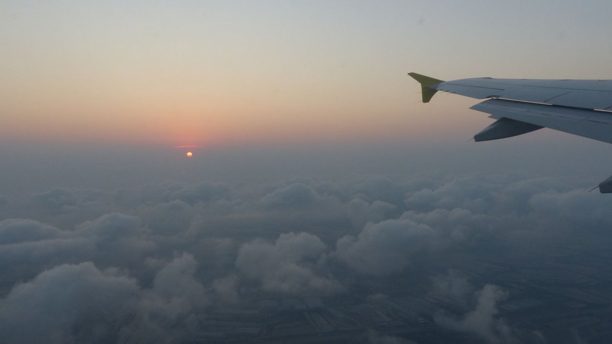 A proto si vždy sedám k oknu. Není to krása?