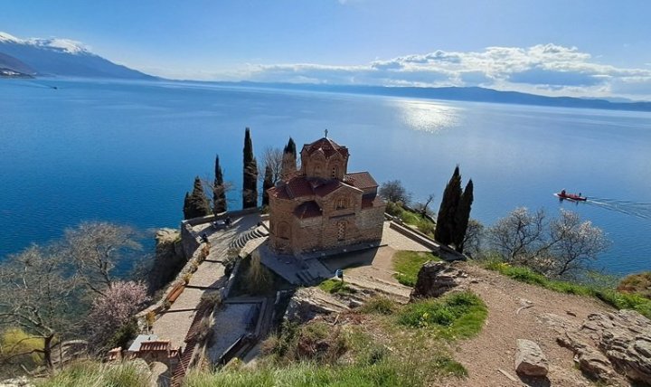 Tato ikonická fotka je ve spoustě jiných cestopisů, měli jsme štěstí na počasí