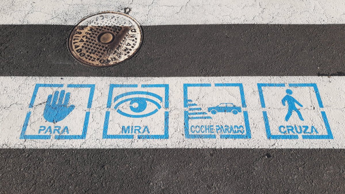 Návod na použití přechodu pro chodce