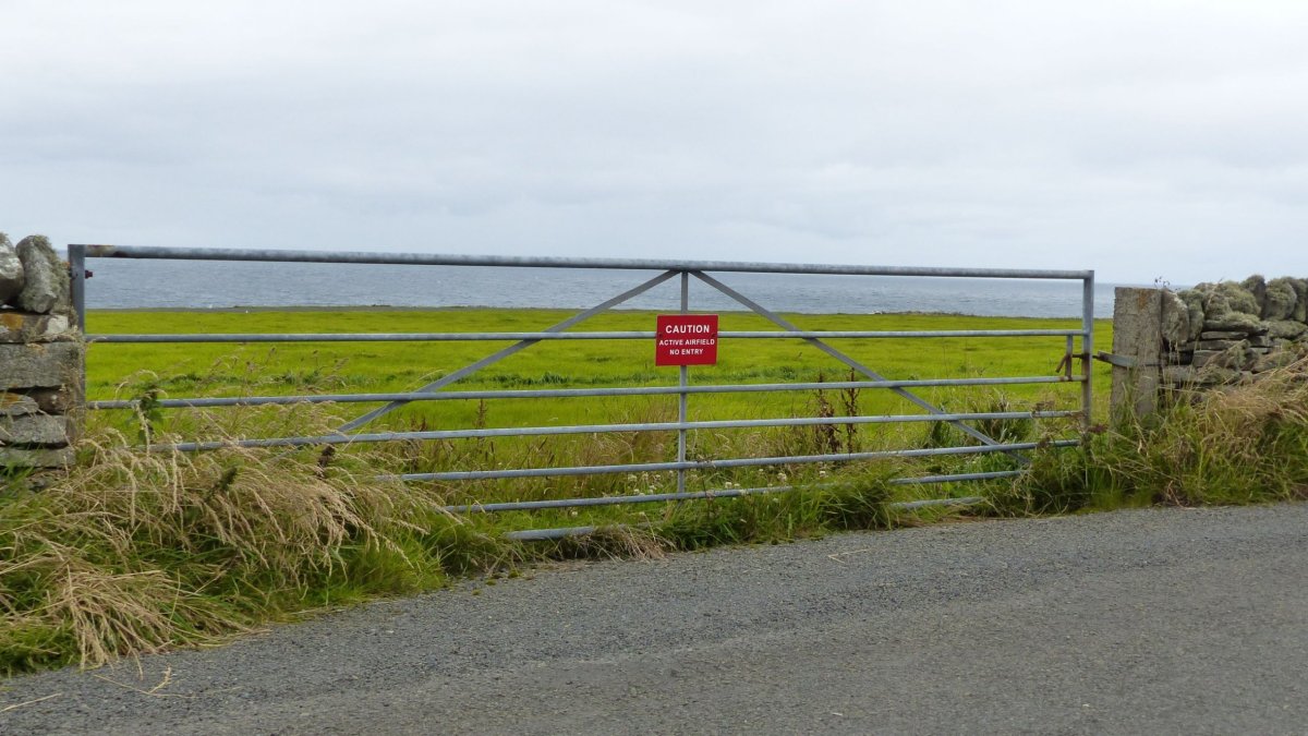 Brána na pastvu? Kdepak, tady je letiště!