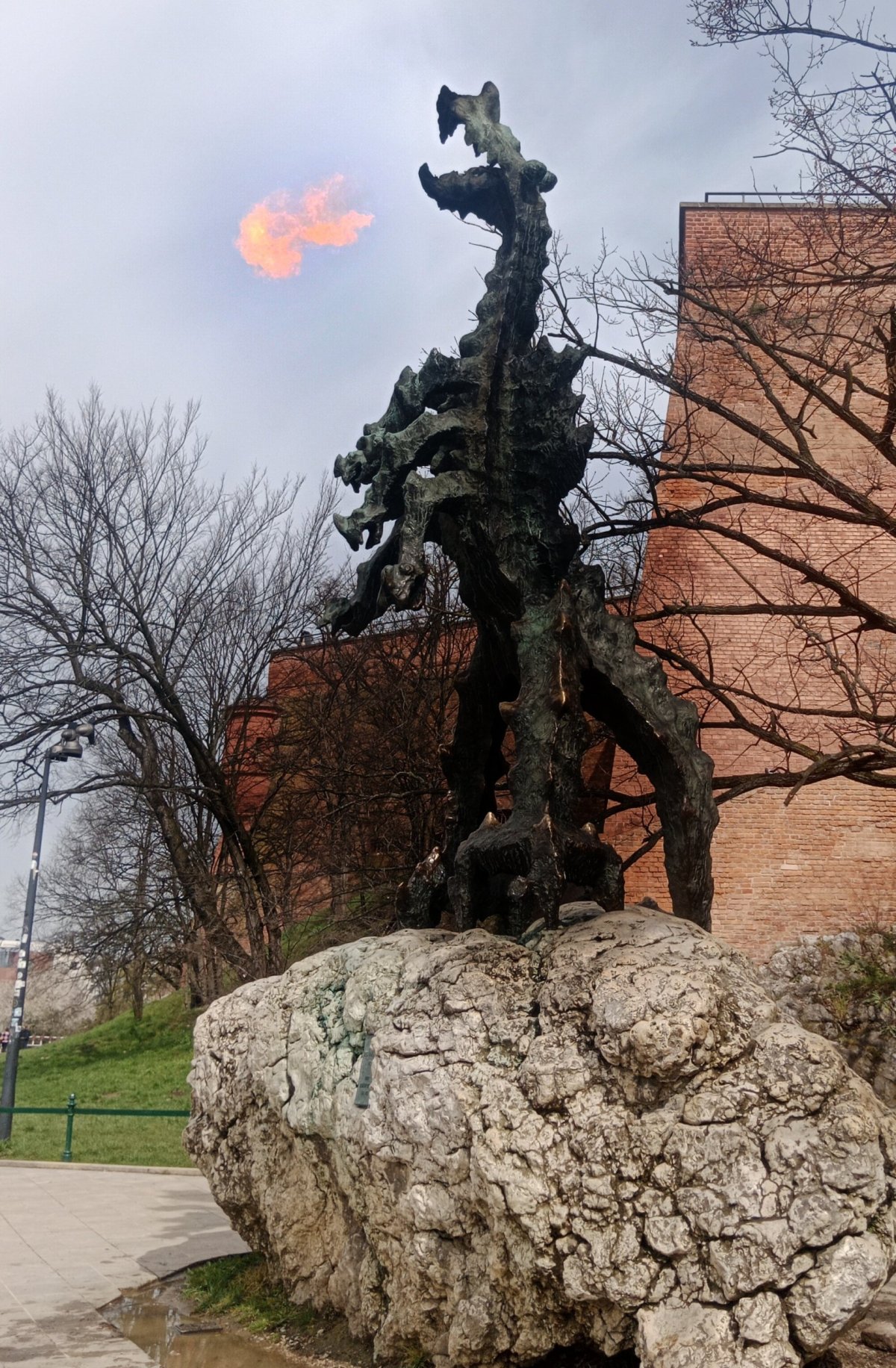 Kraków na břehu řeky Wisly