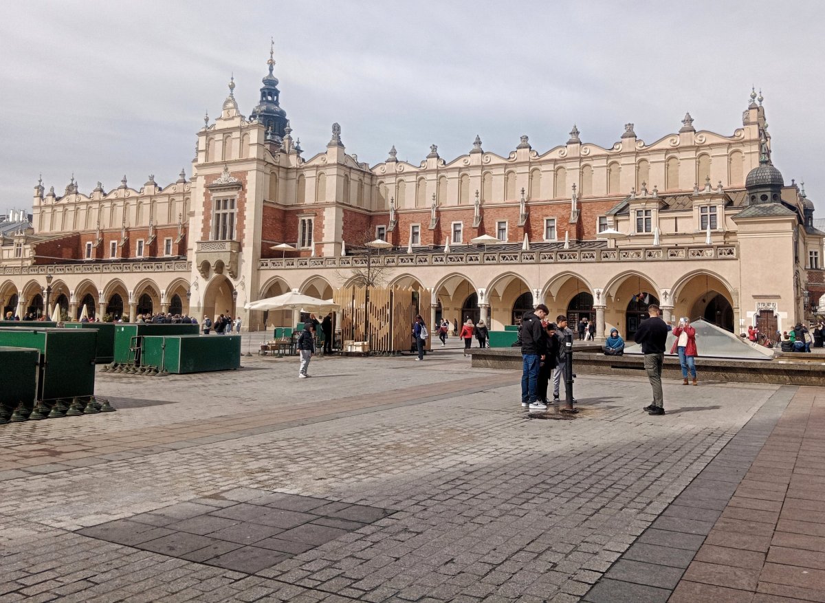 Kraków hlavní náměstí 