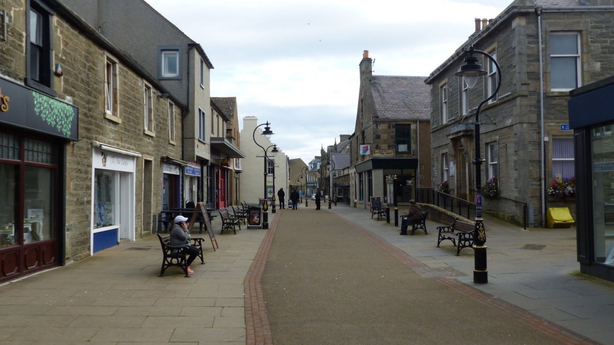 Městečko Thurso...