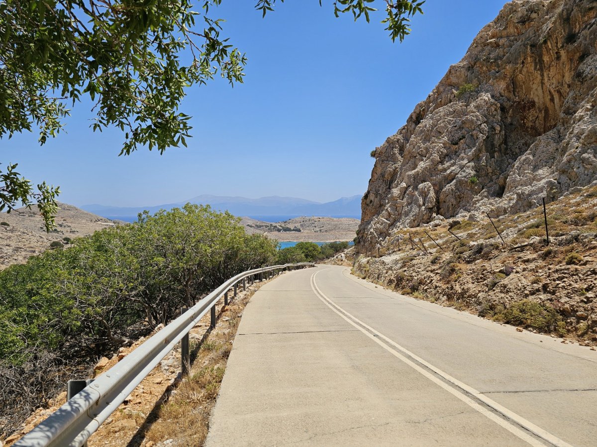 Silnice do vnitrozemí ostrova