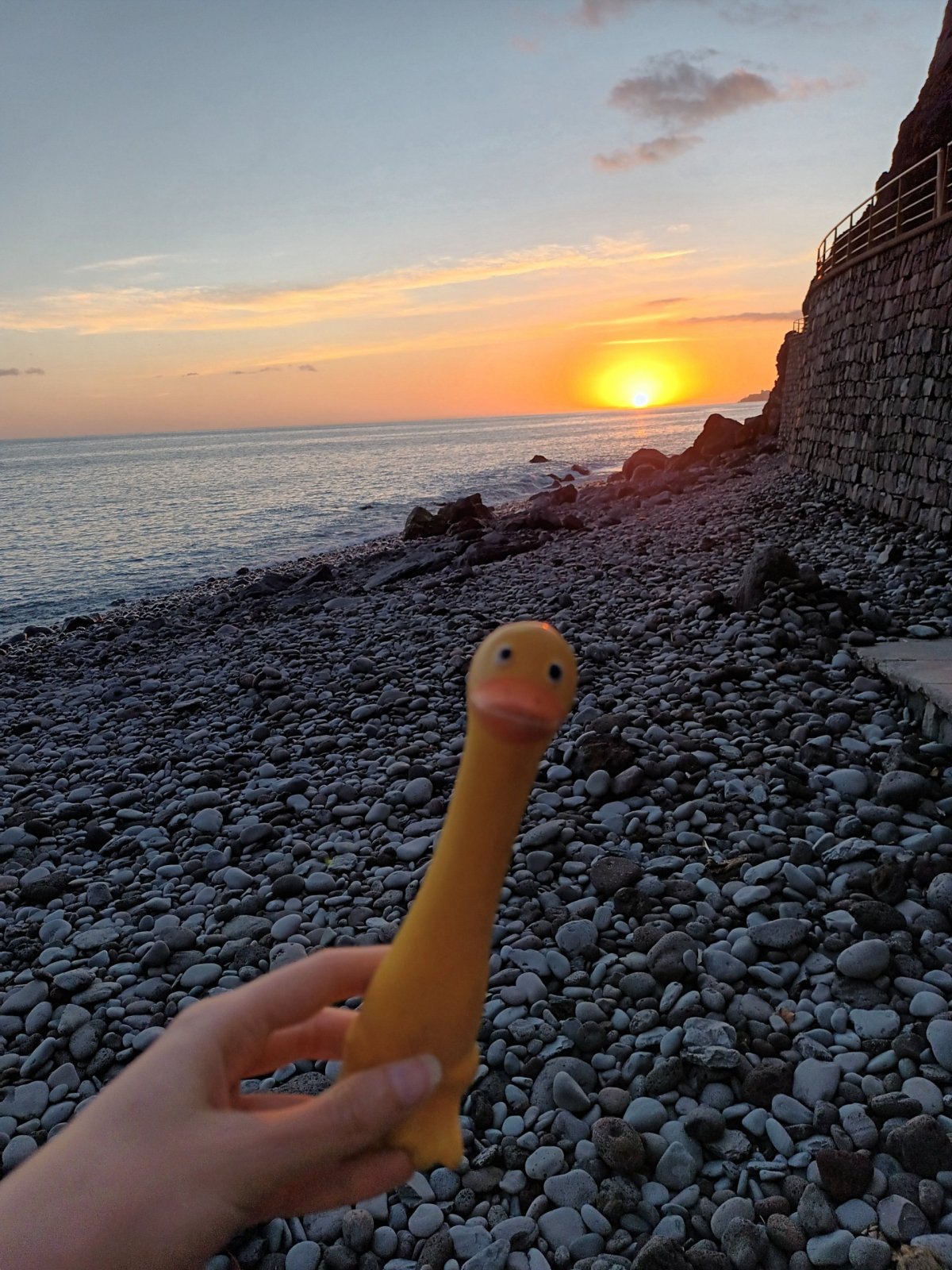 Západ slunce na pláži