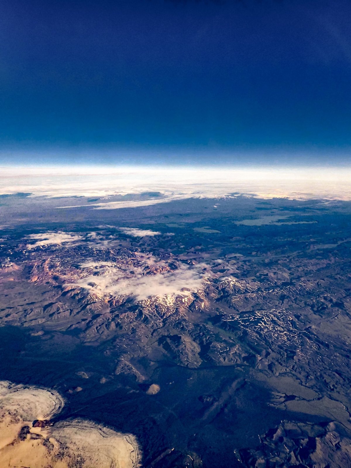  Maelifell a Myrdarsjokull - pohled z letadla cestou zpět