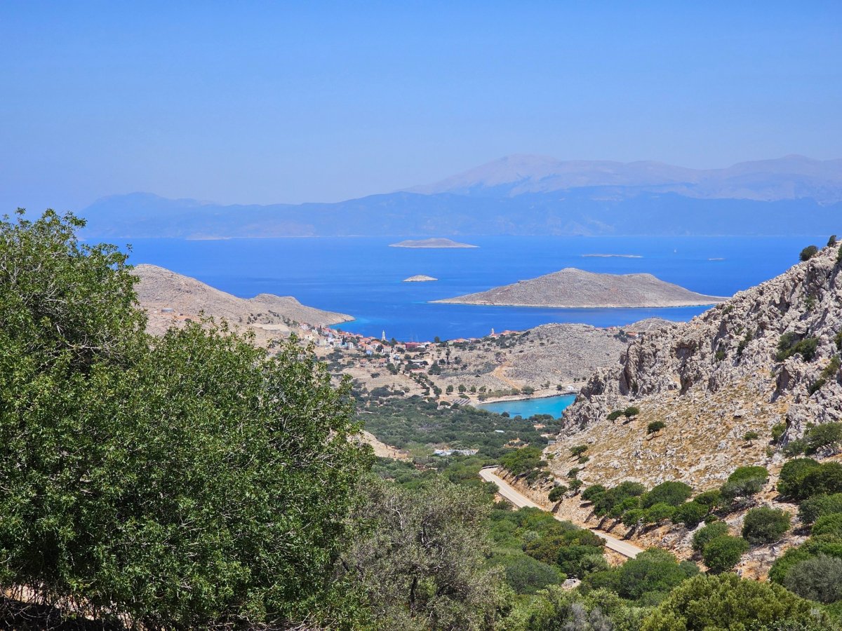 Výhled na městečko Chalki