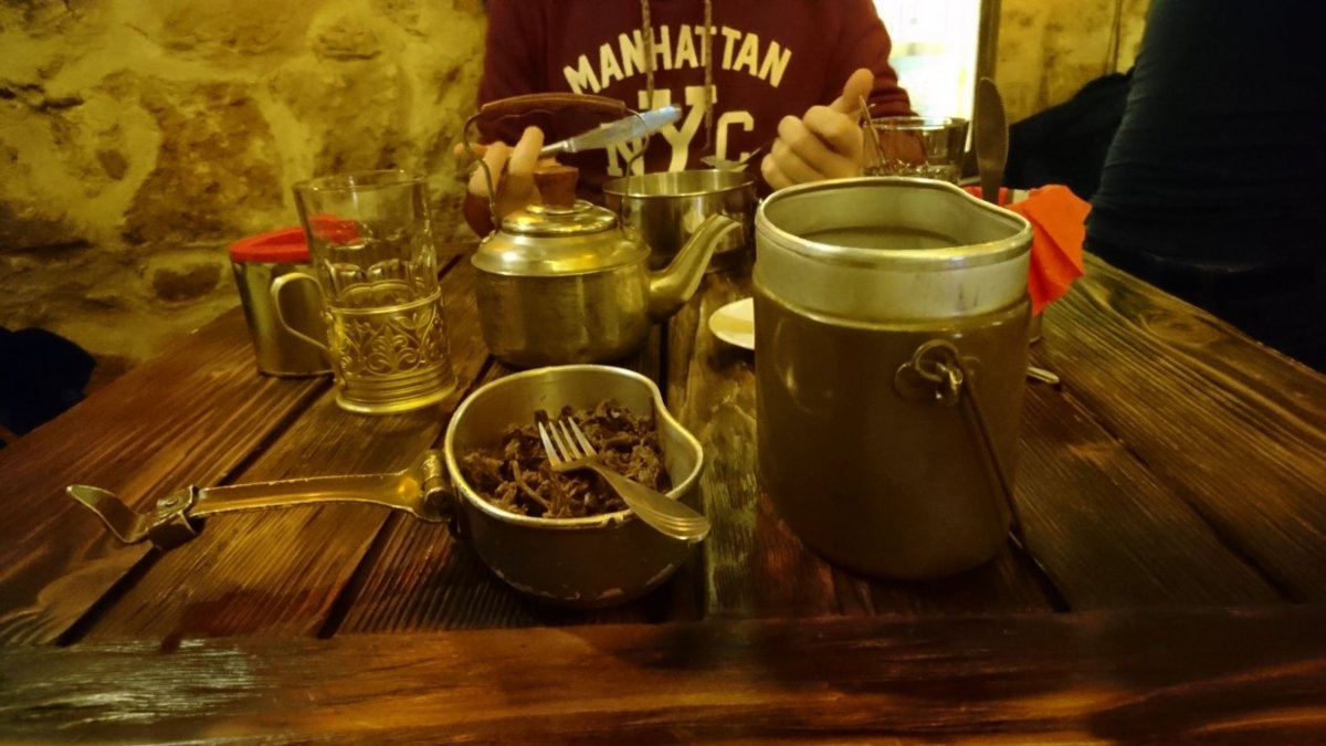 Náhodně vybrané jídlo z lístku