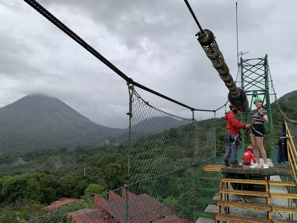 zipline a Arenal