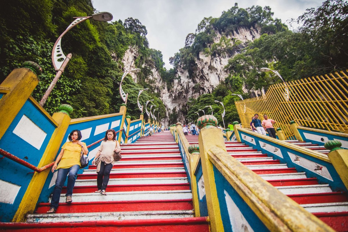 275 schodů k Batu Caves
