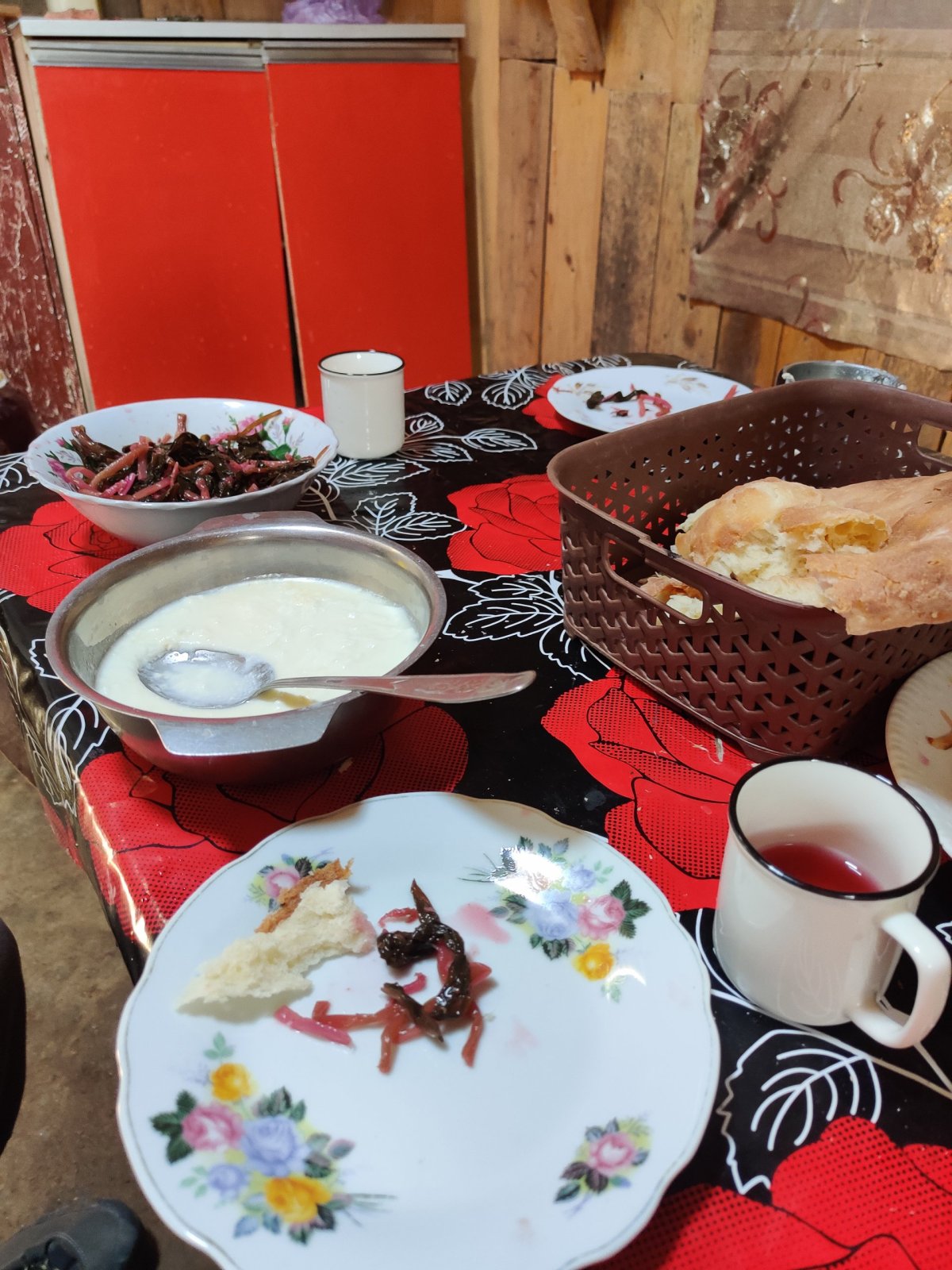 Pohoštění v horském domově, vše domácí