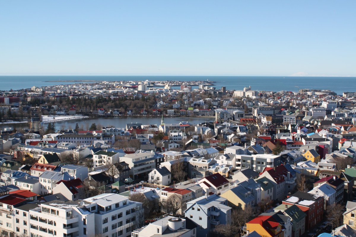 pohled z kostelní věže