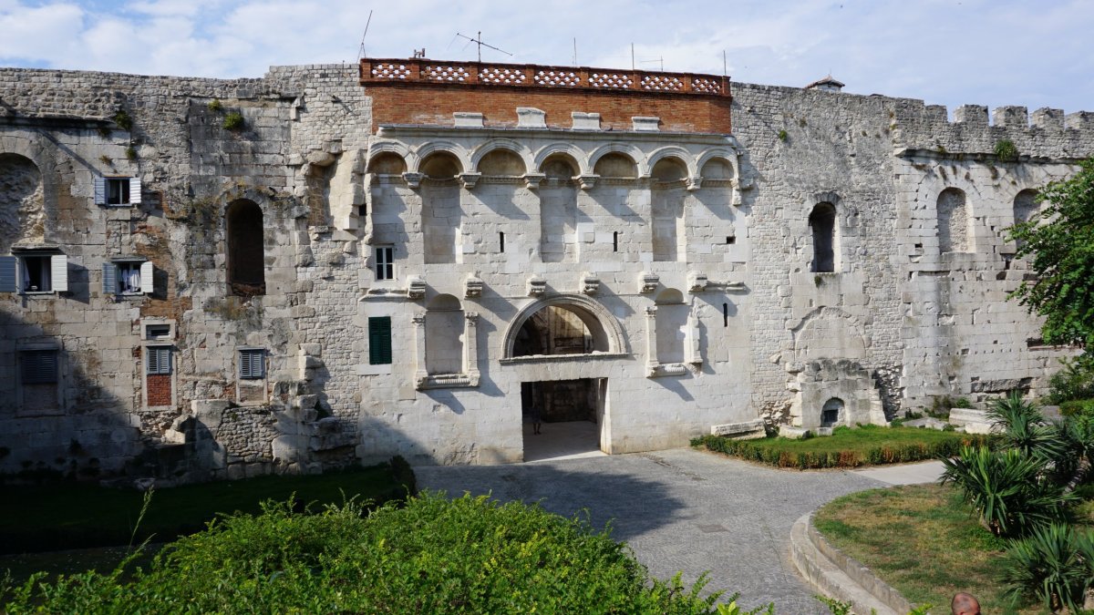 Vstup do historického centra Splitu