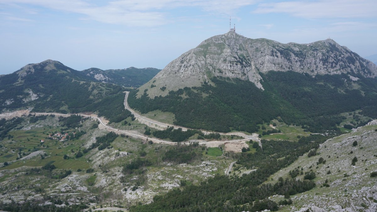 Nejvyšší hora pohoří Lovcén