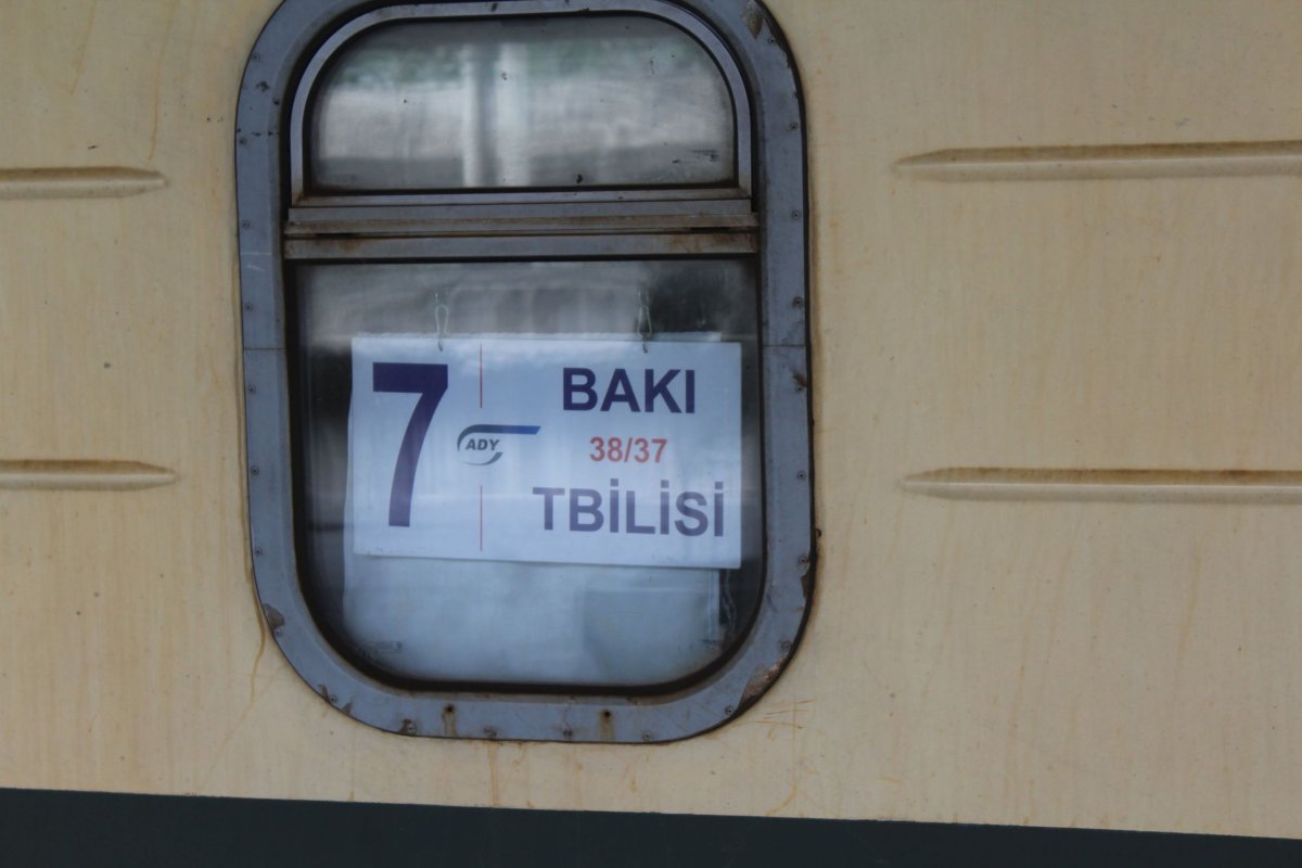 Noční vlak Tbilisi - Baku