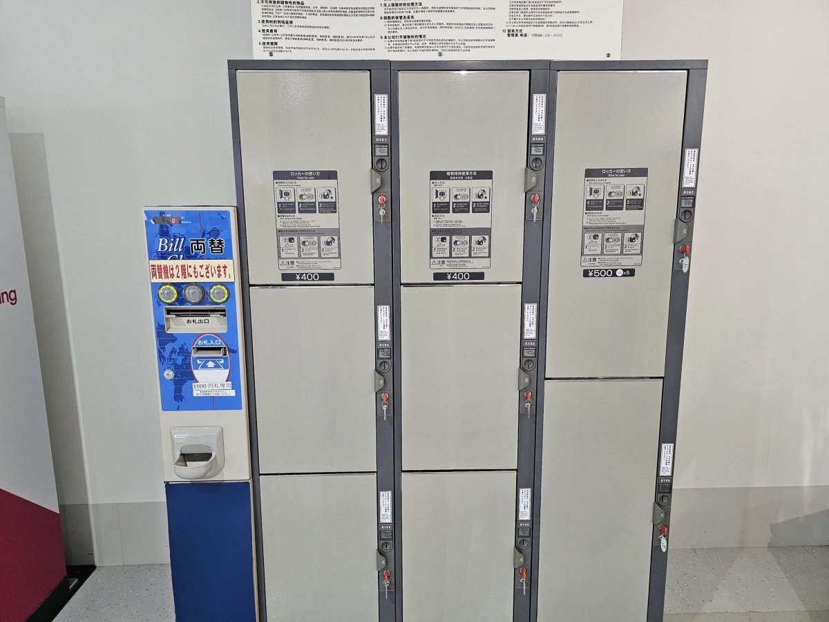 Skříňky na úschovu zavazadel