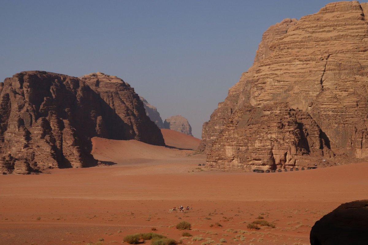 Wadi Rum a velbloudi