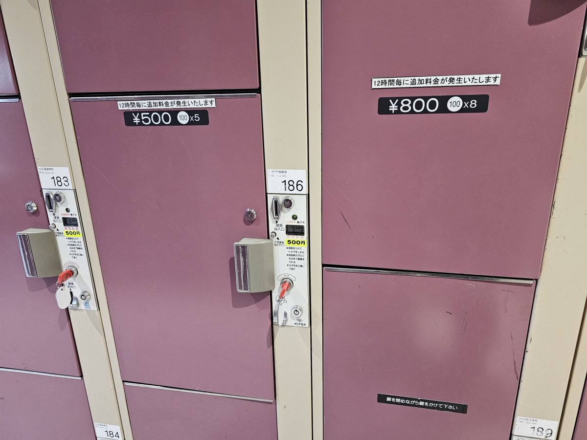 Ceny úschovny na zavazadla