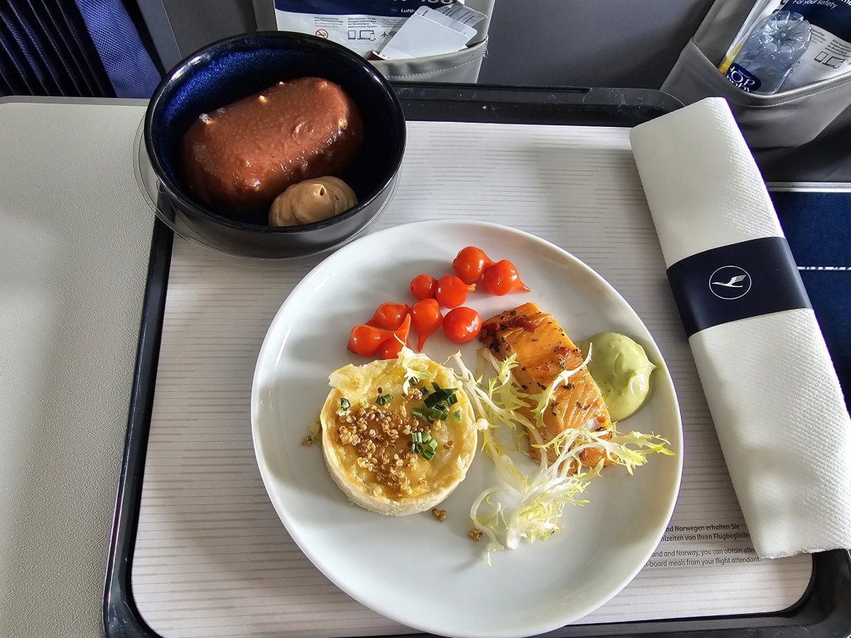 Občerstvení na trase PRG-MUC