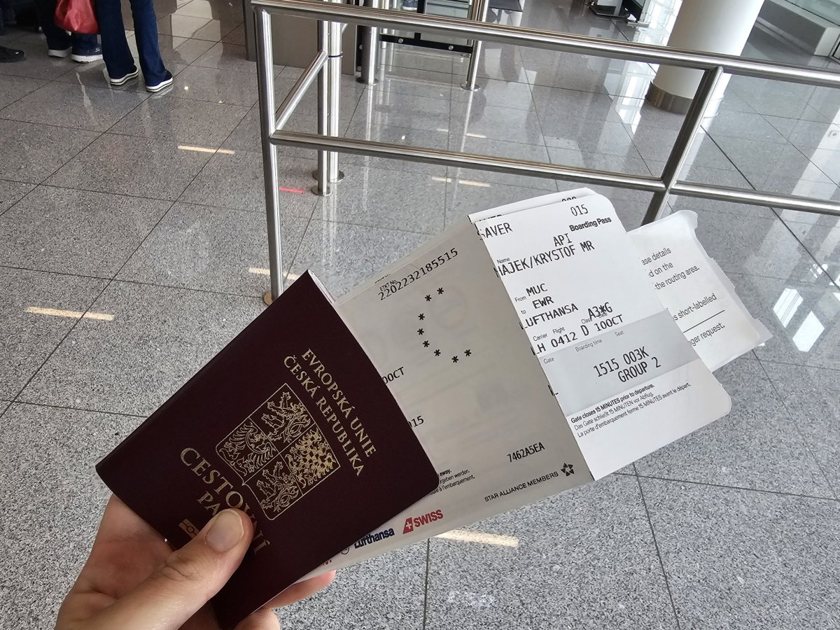 Palubní vstupenka business třídy