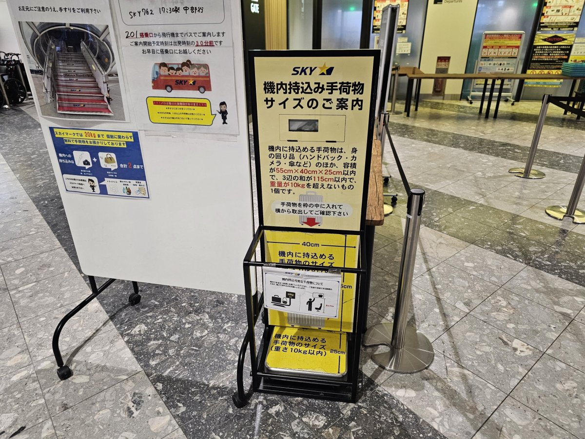 Šablona na příruční zavazadlo