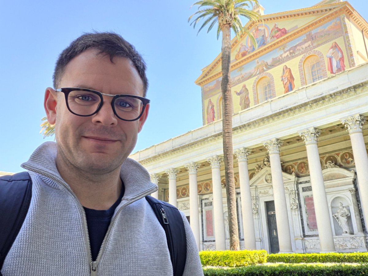 Já u Baziliky svatého Pavla za hradbami