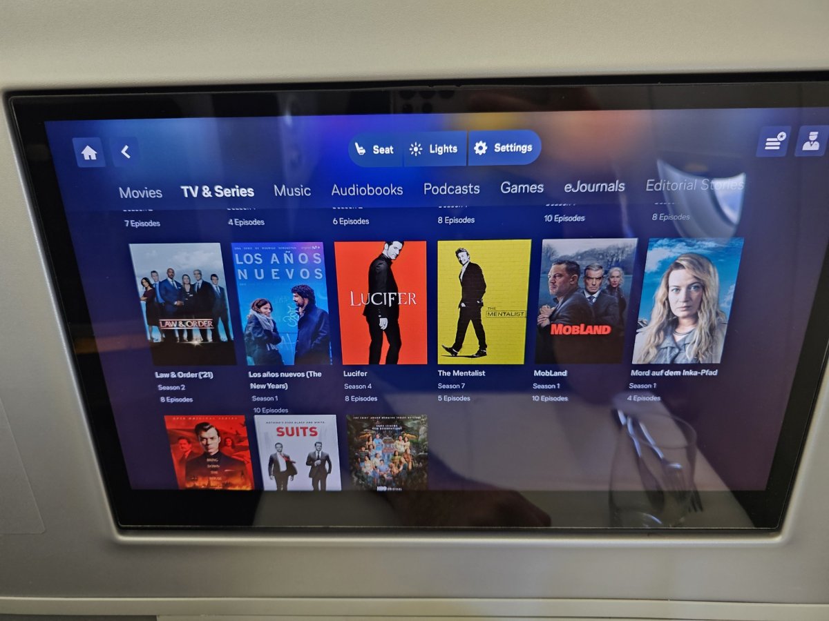 IFE, nabídky filmů