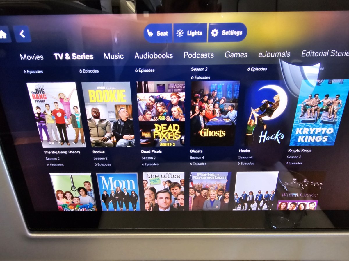 IFE, nabídka seriálů