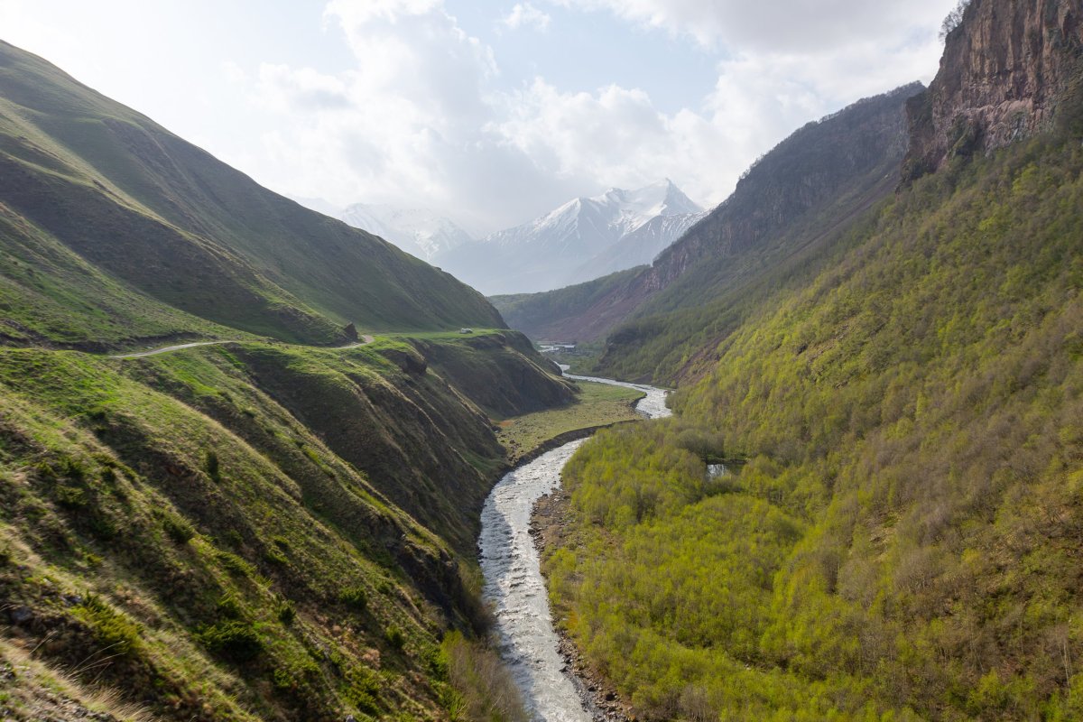 Cesta z údolí Truso