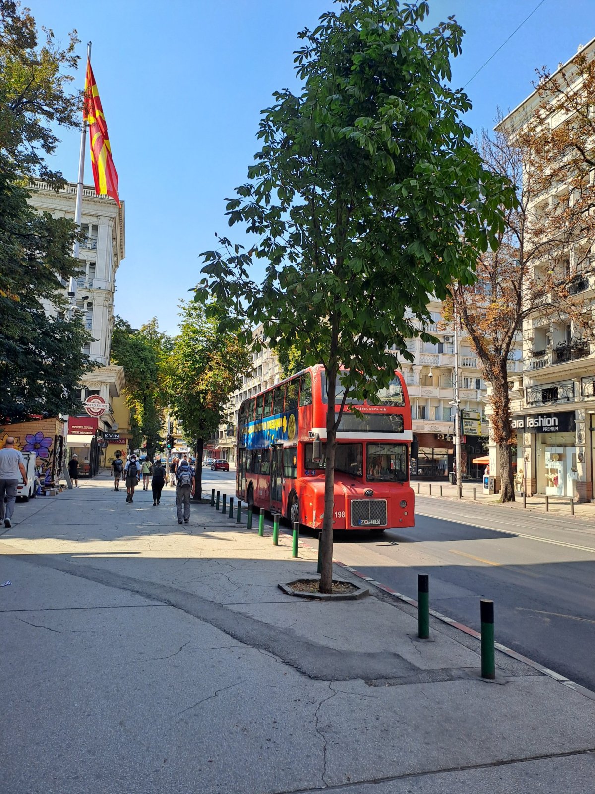 Skopje v trochu "londýnském stylu"