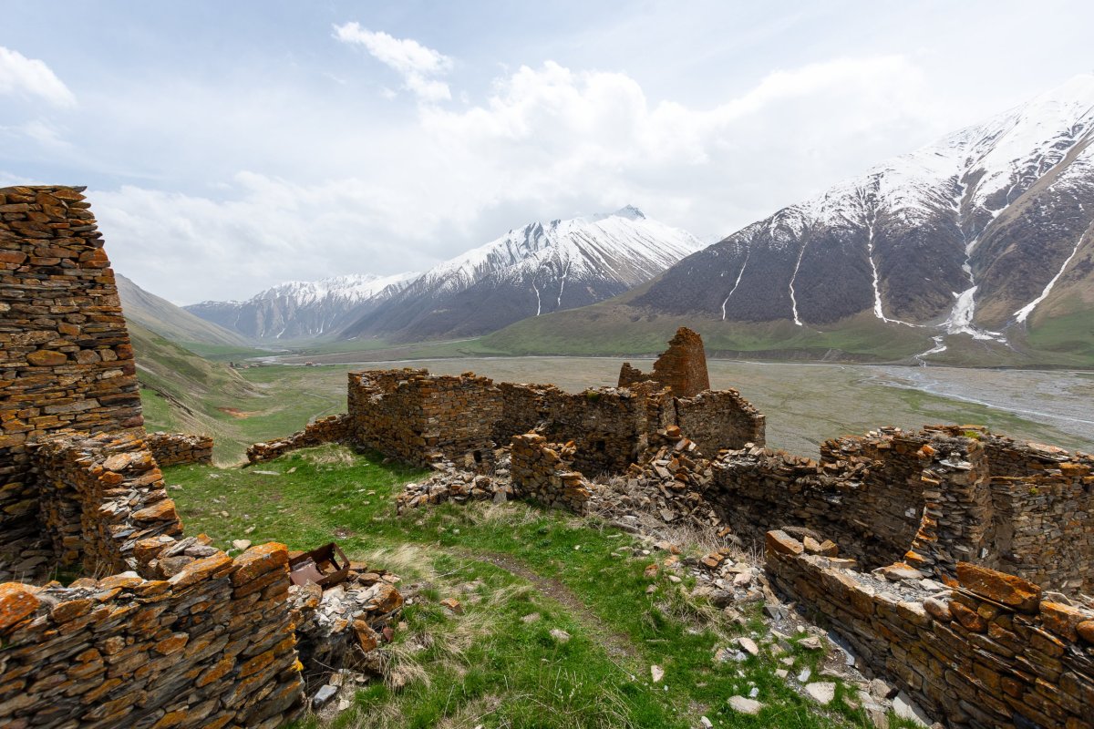 Cíl dnešního treku, pevnost na konci světa - Zakagori 