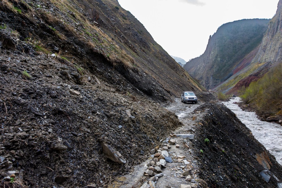Moje první a asi i nejkratší stopovaní, cca 20 metrů za první zatáčku