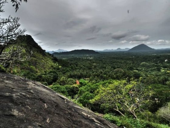 Dambulla - vyhlídka z chrámu